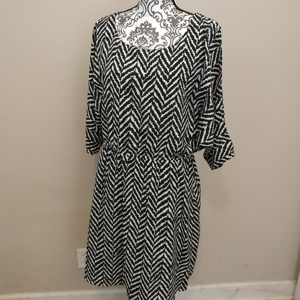 Black and White Dress
